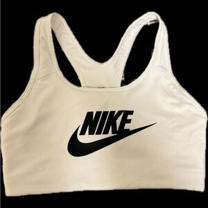 Nike White Sports Bra